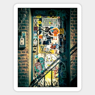 New York Street Graffiti Sticker Art Sticker